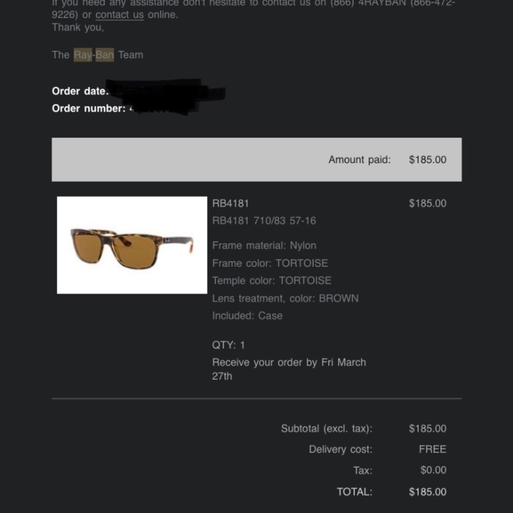 Rayban polarized sunglasses - Picture 15 of 15